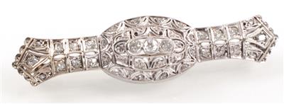 Diamantbrosche zus. ca. 0,60 ct - Jewellery