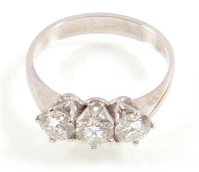 Brillantring zus. ca. 1 ct - Klenoty