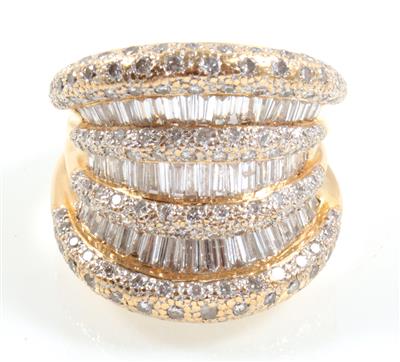 Diamantdamenring zus. ca. 2,50 ct - Jewellery