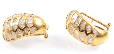 Diamantohrclips zus. ca. 3 ct - Jewellery