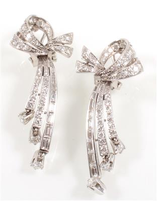 Diamantohrclipsgehänge zus. ca. 5,80 ct - Gioielli