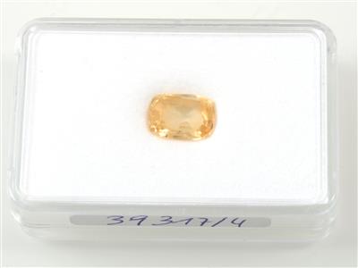 Loser gelber Saphir 5,40 ct - Diamanten und Farbsteine - HERBSTSPECIAL