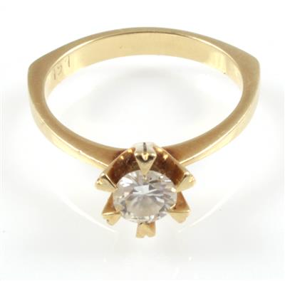 Brillantsolitärring ca. 0,50 ct - Schmuck