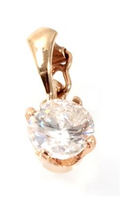 Brillantsolitäranhänger ca. 1,1 ct - Schmuck