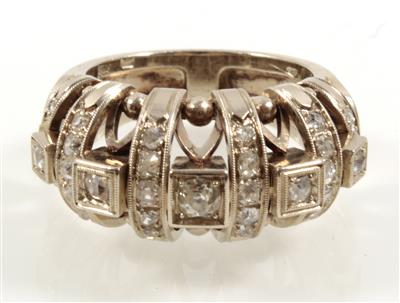 Diamantdamenring zus. ca. 0,80 ct - Jewellery