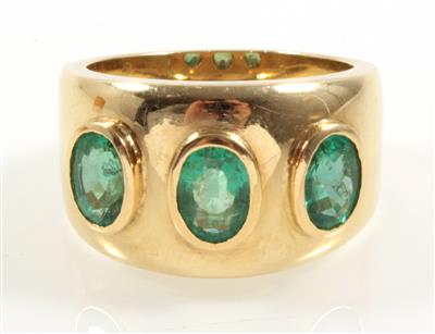 Smaragdring zus. ca. 1,80 ct - Jewellery
