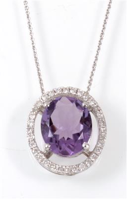 Brillant Amethystcollier - Klenoty