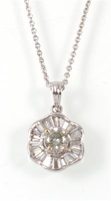 Diamantanhänger zus. 0,76 ct - Jewellery