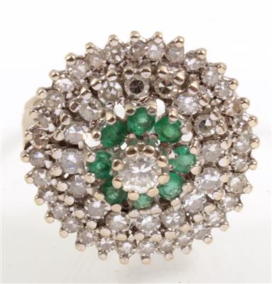 Diamantdamenring zus. ca. 1,35 ct - Gioielli