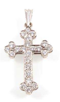 Brillantkreuz zus. ca. 0,70 ct - Jewellery