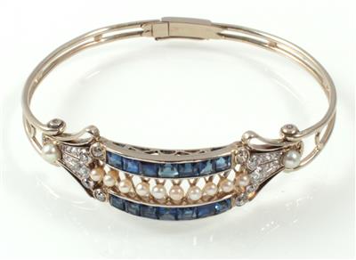 Diamant Saphirarmreif - Jewellery