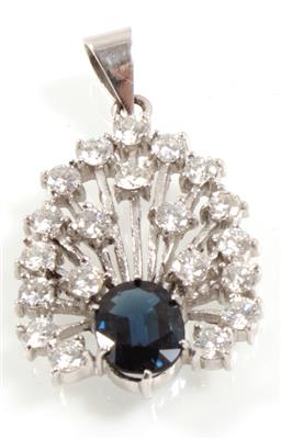 Brillantanhänger zus. ca. 1,40 ct - Gioielli