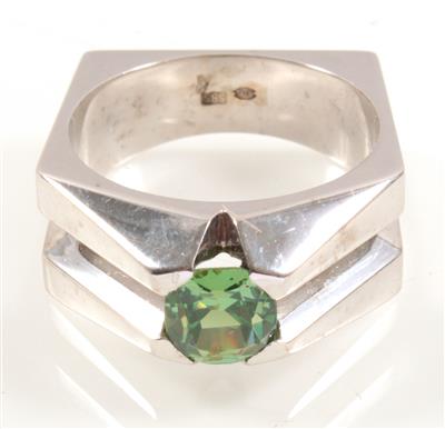 Peridotring - Diamant-, Farb- und Schmucksteine