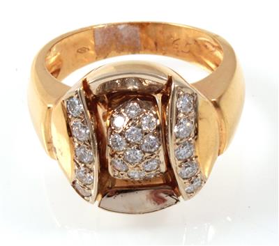 Brillantring zus. 0,65 ct - Klenoty