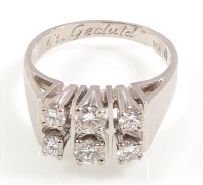 Brillantring zus. 0,90 ct - Gioielli