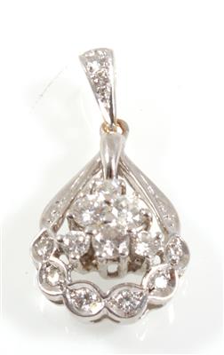 Brillantanhänger zus. ca. 0,60 ct - Gioielli