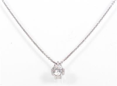 Brillantsolitärcollier ca. 0,50 ct - Gioielli