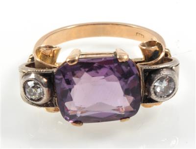 Diamant Amethystring - Klenoty