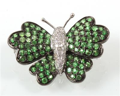 Granatbrosche Schmetterling - Jewellery