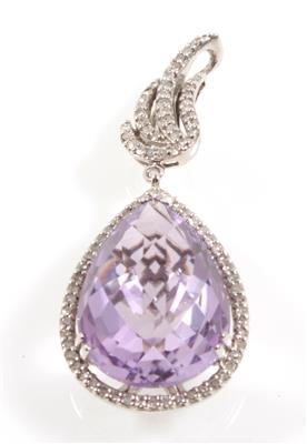 Diamant Amethystanhänger - Gioielli