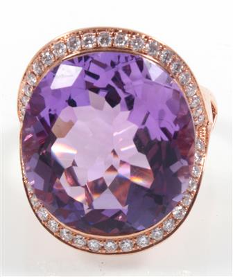 Amethystring 18,65 ct - Schmuck