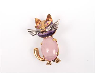 Brosche "Katze" - Jewellery