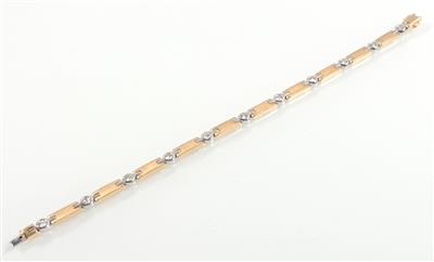 Brillant-Armkette zus. ca. 0,90 ct - Gioielli