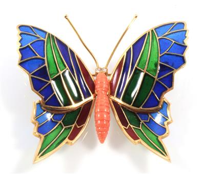 Brosche Schmetterling - Schmuck