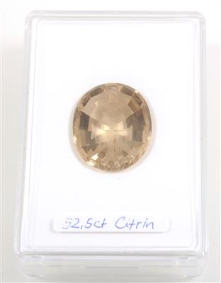 Citrin 52,5 ct - Diamanten und exklusive Farbsteinvarietäten