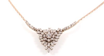 Diamantcollier zus. ca. 5 ct - Jewellery