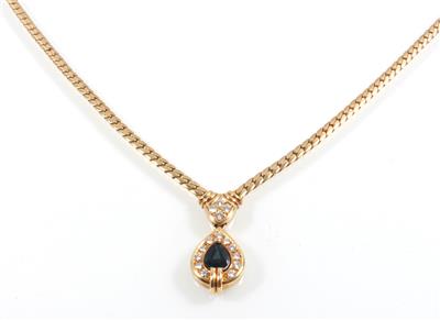 Brillant Saphircollier - Jewellery