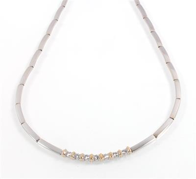 Brillantcollier zus. ca. 0,60 ct - Gioielli