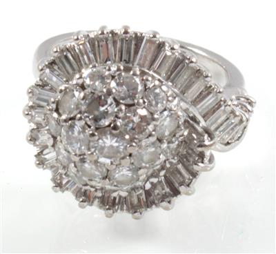 Brillantdamenring zus. ca. 2,60 ct - Jewellery