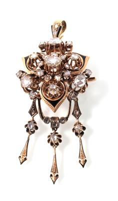 Historismus Diamantanhänger - Jewellery