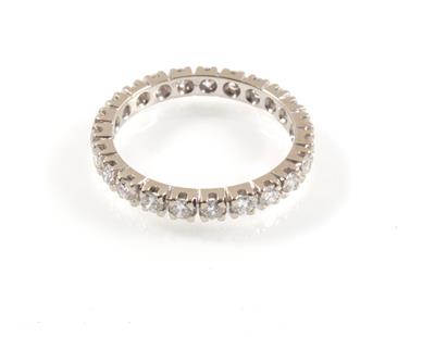 Brillantmemoryring zus. ca. 0,85 ct - Jewellery