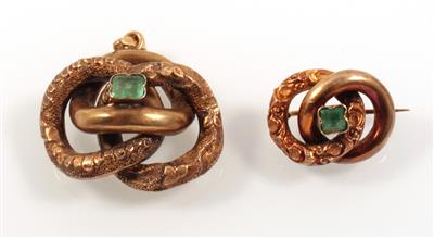 Smaragd-Damenschmuckgarnitur - Jewellery