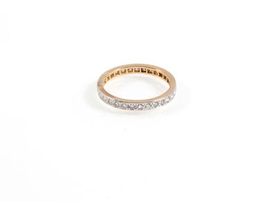 Brillant Memoryring zus. ca. 0,80 ct - Gioielli