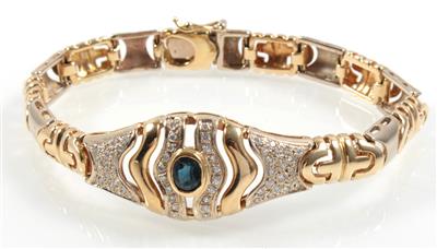 Brillant Saphirarmband - Schmuck