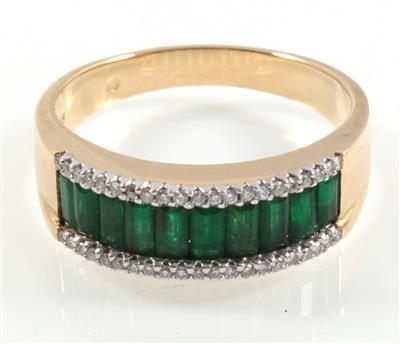 Brillant Smaragdring - Jewellery