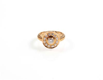 Brillantdamenring zus. ca. 0,50 ct - Jewellery