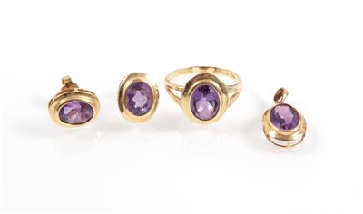 Amethyst Damenschmuckgarnitur - Jewellery