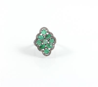 Diamant Smaragdring - Gioielli