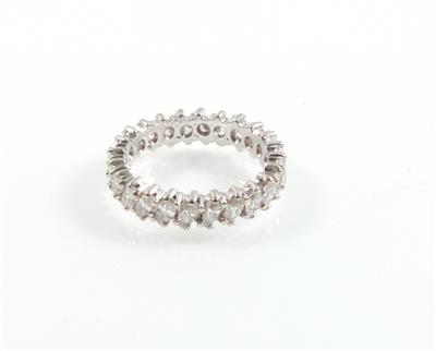 Diamantmemoryring zus. ca. 1,80 ct - Schmuck