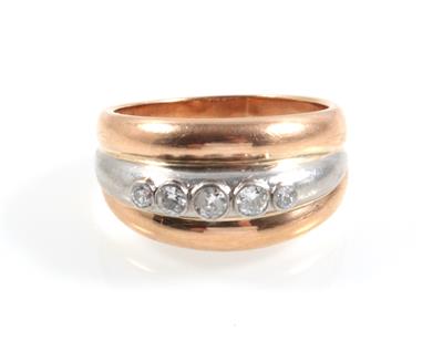 Altschliff Diamantring zus. ca. 0,27 ct - Jewellery