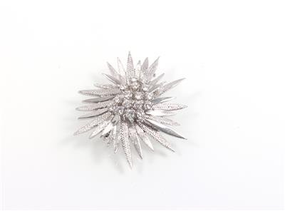 Brillantbrosche zus. ca. 1,00 ct - Jewellery