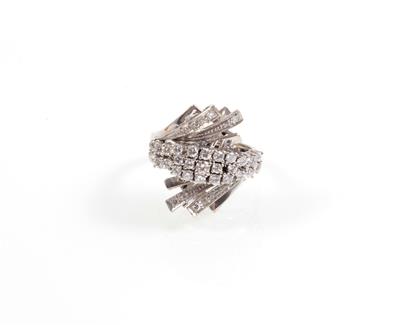 Diamantdamenring zus. ca. 0,85 ct - Klenoty