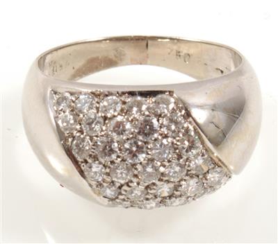 Brillantring zus. ca. 1 ct - Klenoty