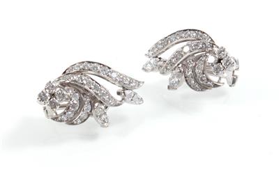 Diamantohrclips zus. ca. 3,20 ct - Schmuck