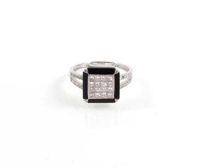 Diamant Onyxring - Jewellery