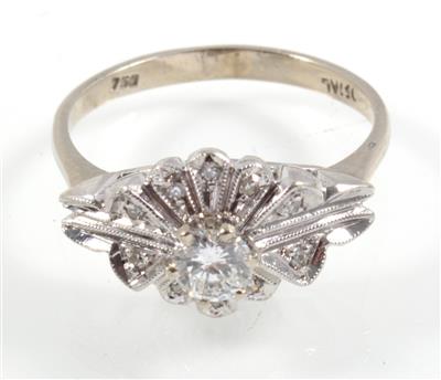 Diamantring zus. ca. 0,30 ct - Gioielli